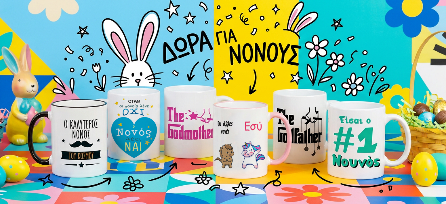 Μοναδικά Δώρα για τη Νονά και τον Νονό Μοναδικά Δώρα για τη Νονά και τον Νονό