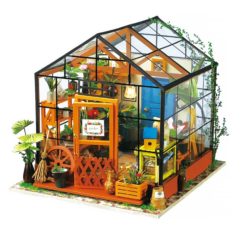 Ξύλινη DIY κατασκευή Cathy's Flower house - Robotime Ξύλινη DIY κατασκευή Cathy's Flower house - Robotime