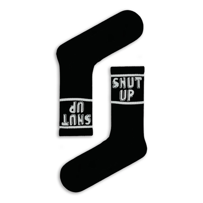 Unisex κάλτσες με σχέδιο - Shut up Unisex κάλτσες με σχέδιο - Shut up