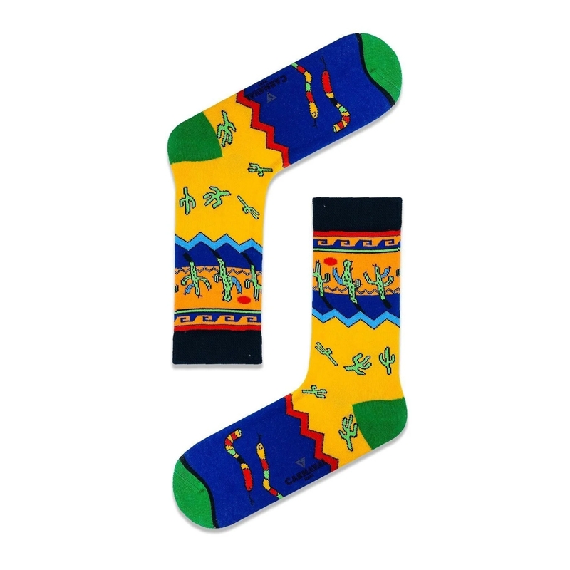 Unisex κάλτσες με σχέδιο - Κάκτοι άγρια δύση Unisex κάλτσες με σχέδιο - Κάκτοι άγρια δύση