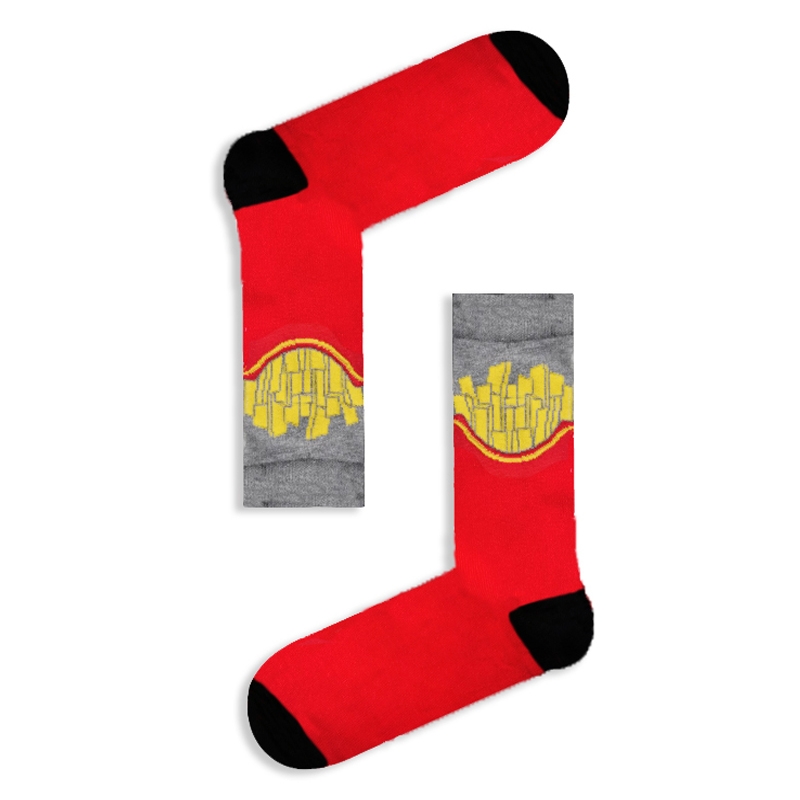Unisex κάλτσες με σχέδιο - French fries Unisex κάλτσες με σχέδιο - French fries