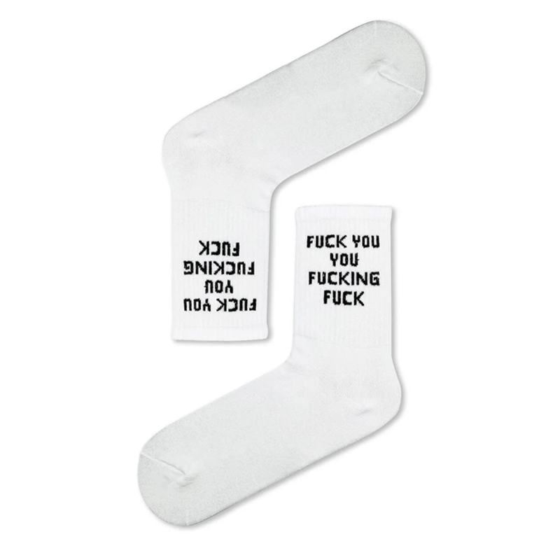 Unisex κάλτσες με σχέδιο - F*ck You You F*cking F*ck Unisex κάλτσες με σχέδιο - F*ck You You F*cking F*ck