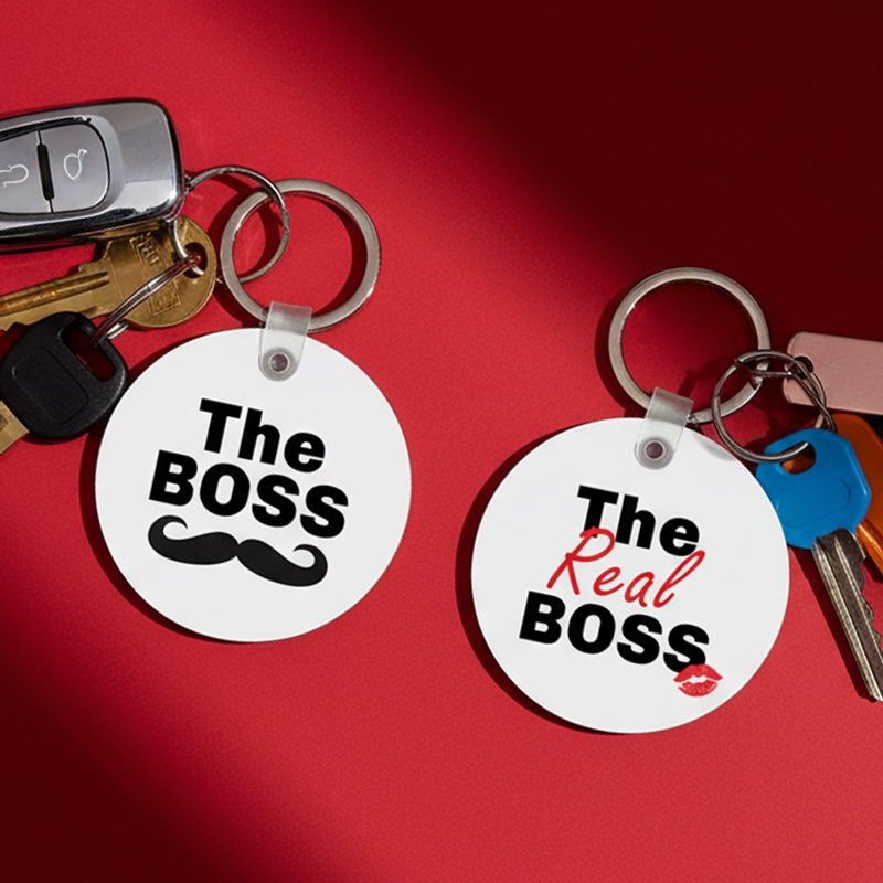 Σετ 2 μπρελόκ - The Boss & The Real Boss Σετ 2 μπρελόκ - The Boss & The Real Boss