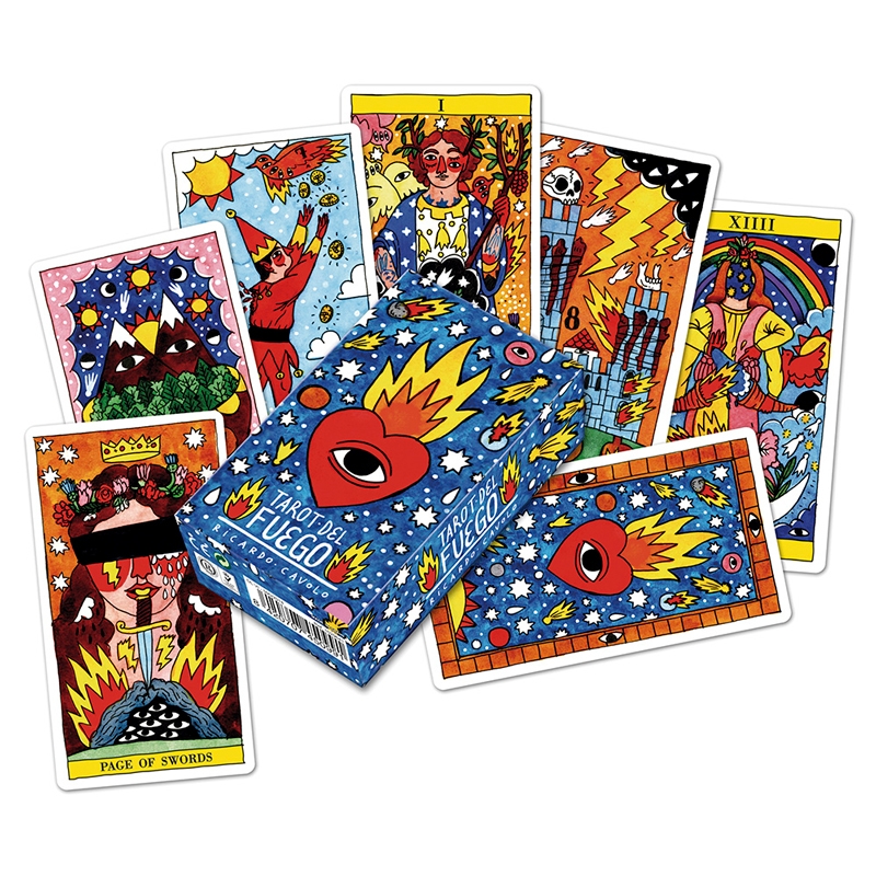 Τράπουλα χαρτιών Ταρώ - Tarot Del Fuego Τράπουλα χαρτιών Ταρώ - Tarot Del Fuego