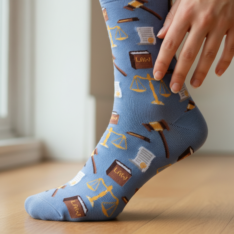 Unisex κάλτσες με σχέδιο - Νόμος και τάξη Unisex κάλτσες με σχέδιο - Νόμος και τάξη